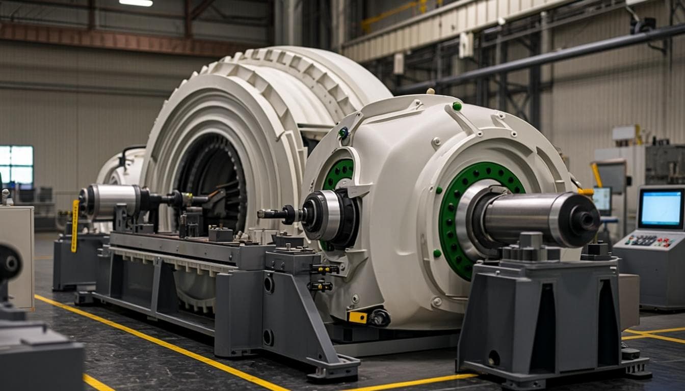 Energy recovery turbine hall in a modern thermal plant